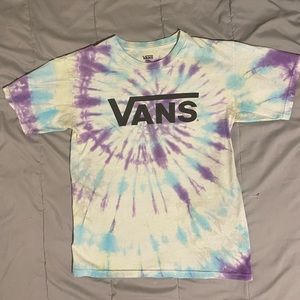 Vans, small, tie dye tee shirt